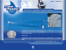 Tablet Screenshot of clearreader.com
